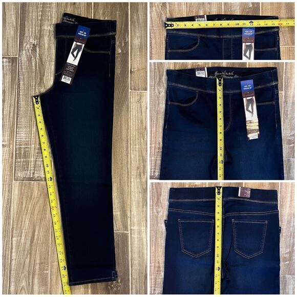 GLORIA VANDERBILT Ladies All-Around Slimming Effect Pull On FittedLeg Crop Pants - Picture 6 of 6